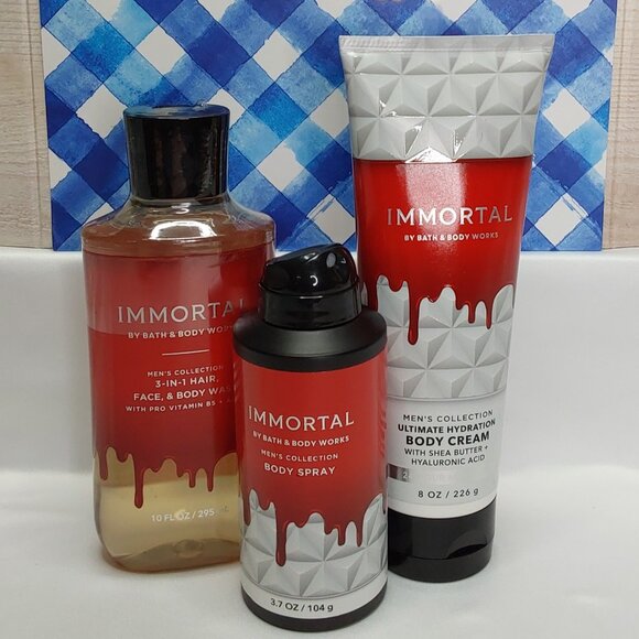 BATH & BODY WORKS 'IMMORTAL' 3-PIECE GIFT SET BODY WASH, LOTION & SPRAY MIST - Picture 15 of 15